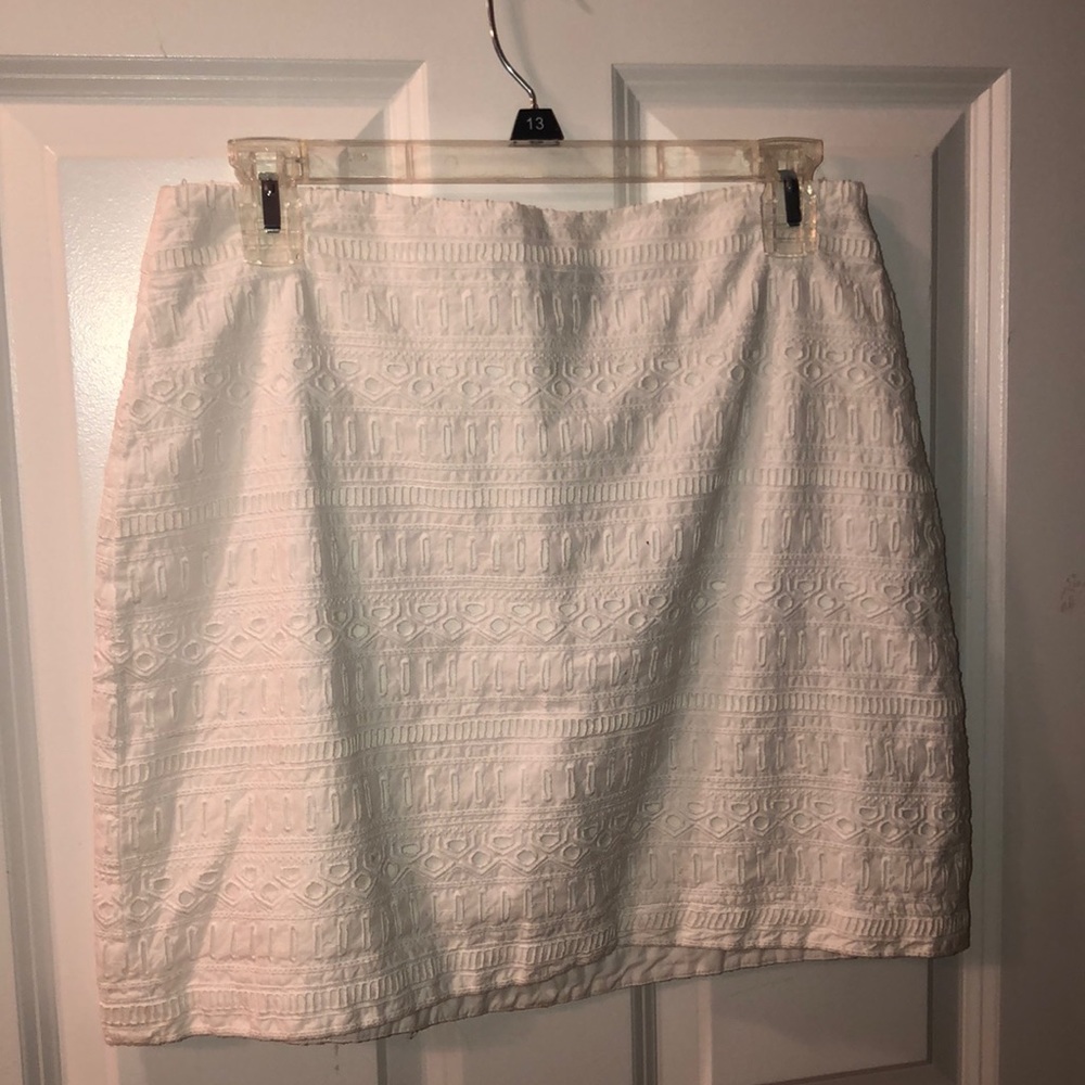 Gap White Lace Skirt